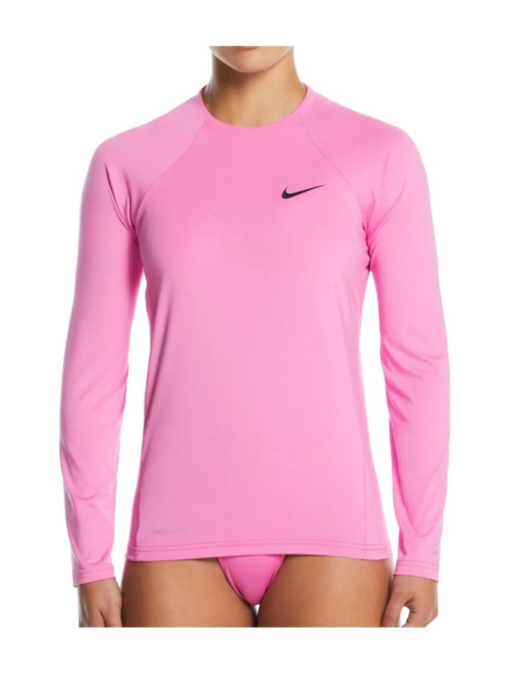 Nike Swim Hydroguard Dri-FIT UPF40+ Rash Guard NESSA386-652 Womens S NEW w/ Tags